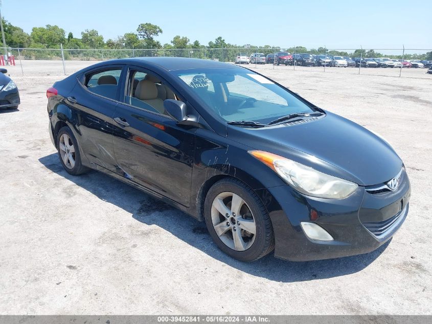 2013 Hyundai Elantra Gls VIN: 5NPDH4AE3DH280078 Lot: 39452841