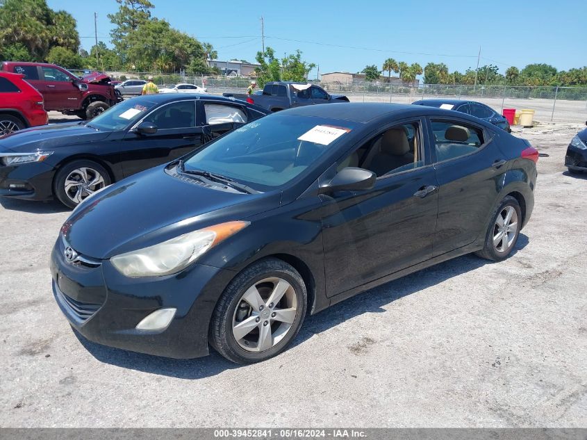 2013 Hyundai Elantra Gls VIN: 5NPDH4AE3DH280078 Lot: 39452841