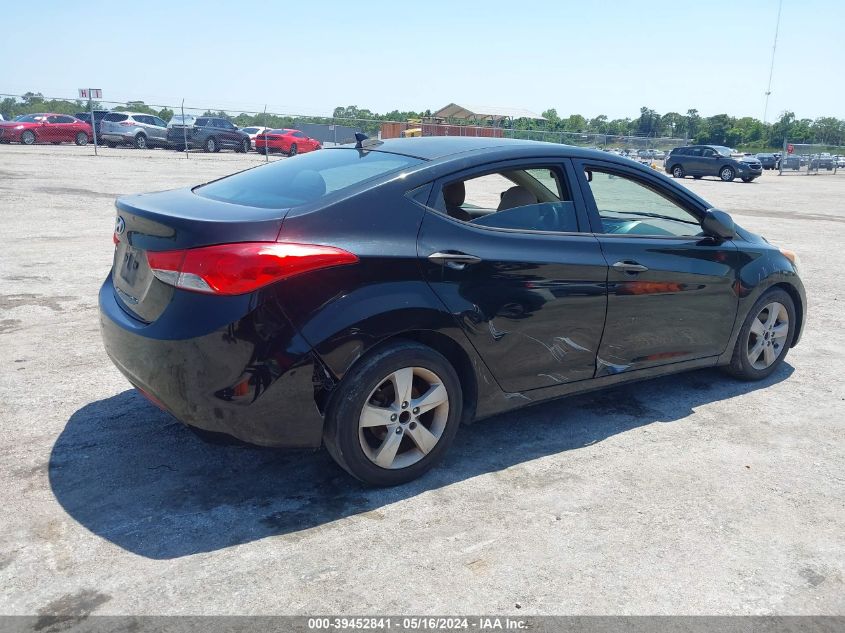 2013 Hyundai Elantra Gls VIN: 5NPDH4AE3DH280078 Lot: 39452841