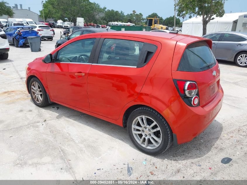 2012 Chevrolet Sonic 2Lt VIN: 1G1JC6SH9C4137509 Lot: 39452851