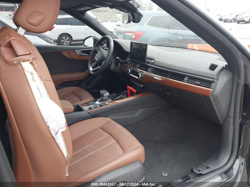 2021 Audi A5 Cabriolet Premium Plus 45 Tfsi Quattro S Tronic VIN: WAUWAGF51MN006267 Lot: 39452857