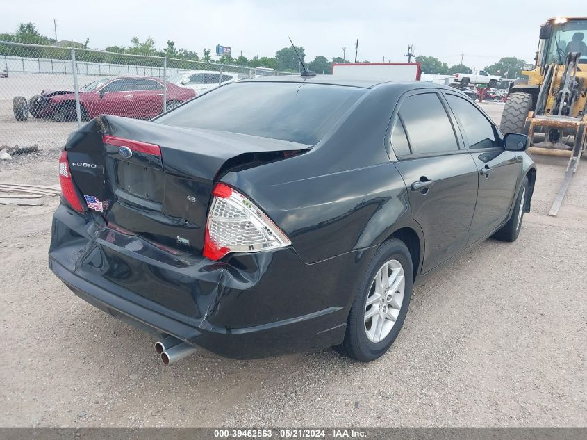 2010 Ford Fusion S VIN: 3FAHP0GA3AR324001 Lot: 39452863