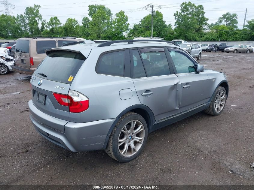 2006 BMW X3 3.0I VIN: WBXPA93456WG89480 Lot: 39452879