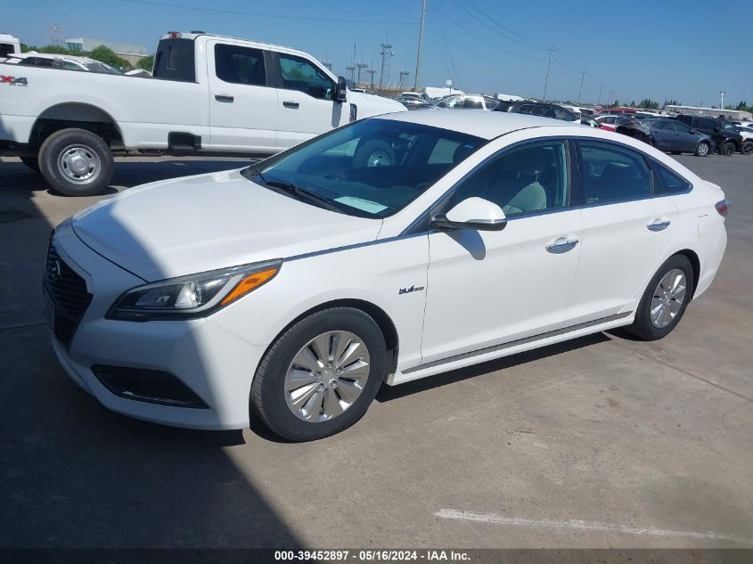 2016 Hyundai Sonata Hybrid Se VIN: KMHE24L12GA037806 Lot: 39452897