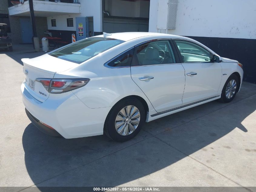 2016 Hyundai Sonata Hybrid Se VIN: KMHE24L12GA037806 Lot: 39452897