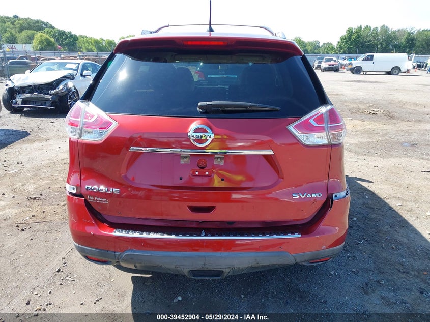 2016 NISSAN ROGUE SV - KNMAT2MV2GP663584