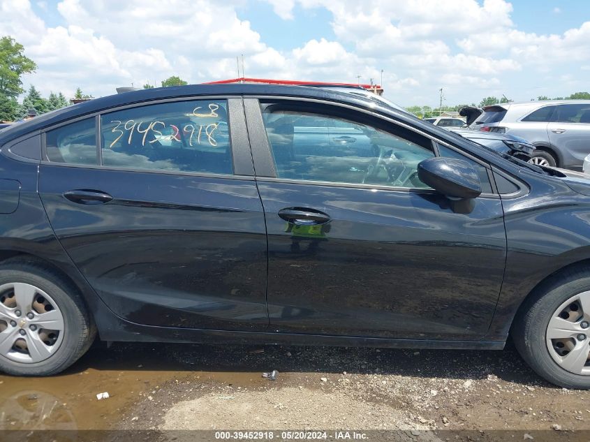 2018 Chevrolet Cruze Ls Auto VIN: 1G1BC5SMXJ7192672 Lot: 39452918