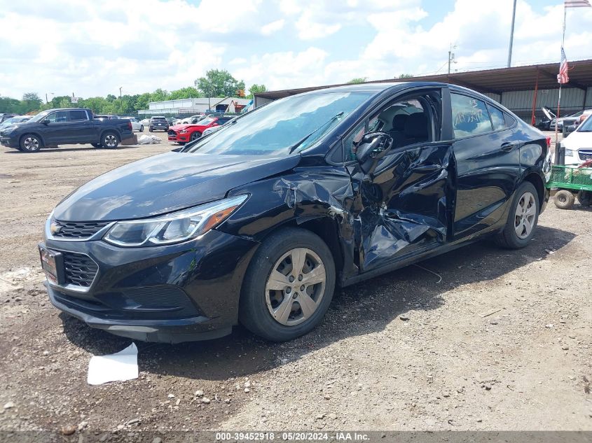 2018 Chevrolet Cruze Ls Auto VIN: 1G1BC5SMXJ7192672 Lot: 39452918