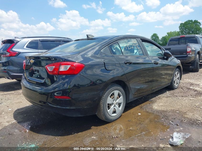 2018 Chevrolet Cruze Ls Auto VIN: 1G1BC5SMXJ7192672 Lot: 39452918