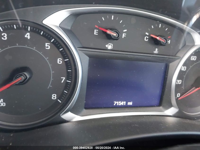 2020 Chevrolet Equinox Fwd Lt 1.5L Turbo VIN: 2GNAXKEV7L6198112 Lot: 39452928