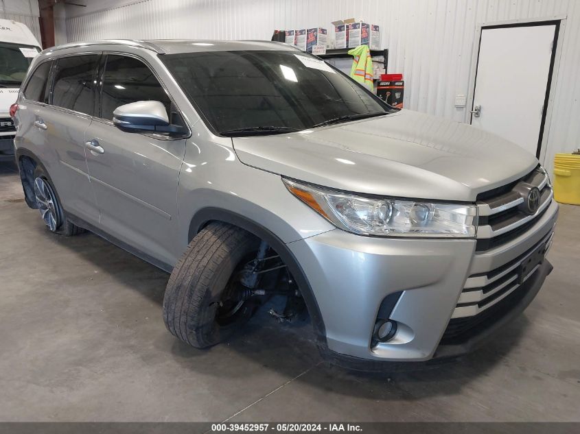 2019 TOYOTA HIGHLANDER SE/XLE - 5TDJZRFHXKS564735