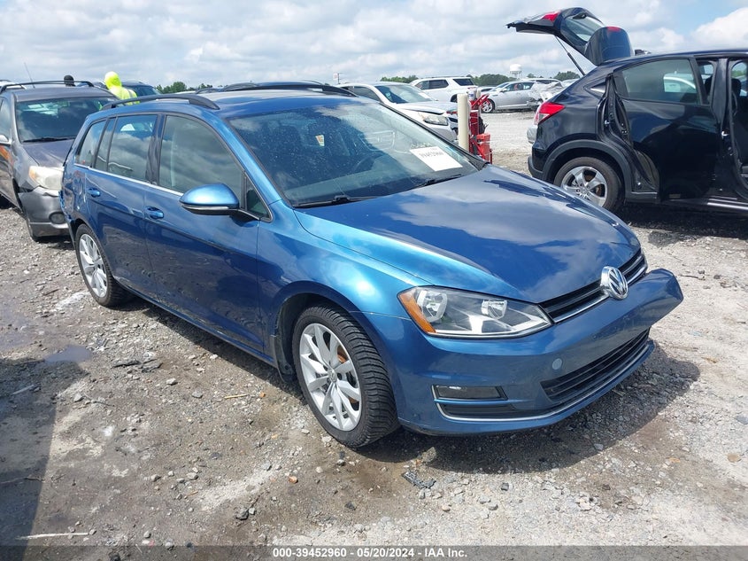 2016 VOLKSWAGEN GOLF SPORTWAGEN TSI SE 4-DOOR - 3VWC17AU0GM522300