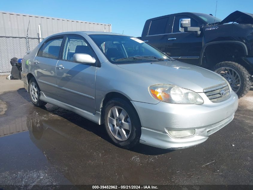 2003 Toyota Corolla S VIN: 1NXBR32E63Z182577 Lot: 39452962