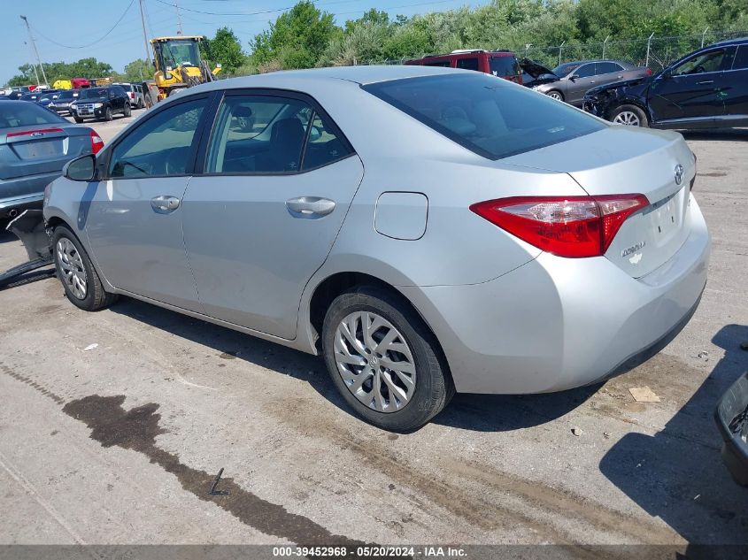 2018 Toyota Corolla Le VIN: 2T1BURHE6JC081904 Lot: 39452968