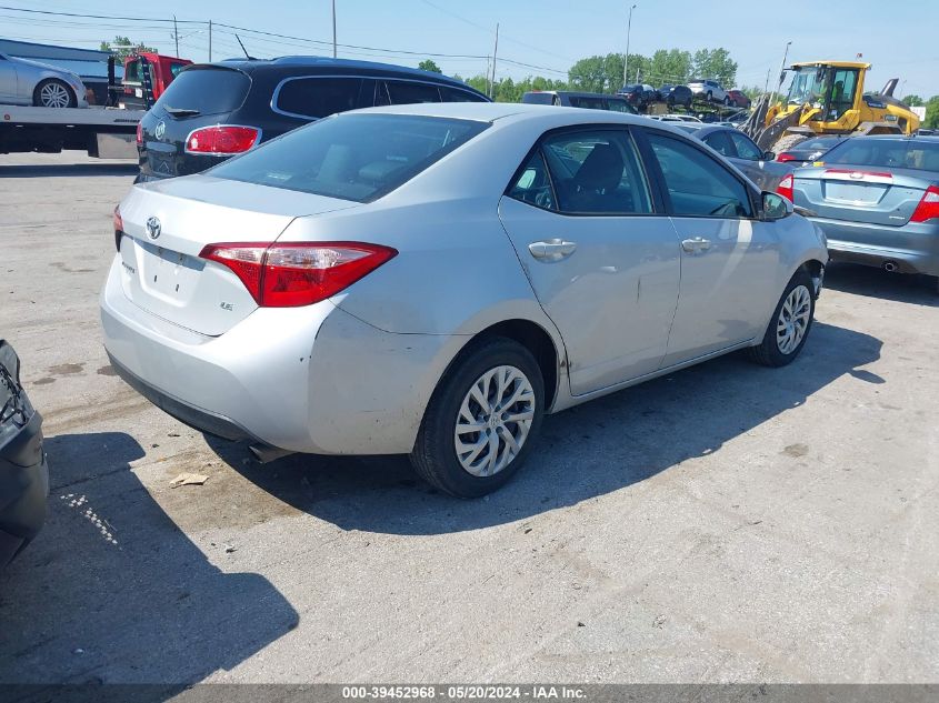 2018 Toyota Corolla Le VIN: 2T1BURHE6JC081904 Lot: 39452968