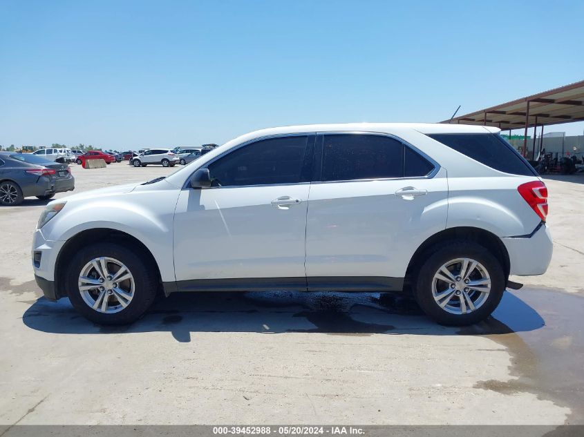 2017 CHEVROLET EQUINOX LS - 2GNALBEK9H1551861