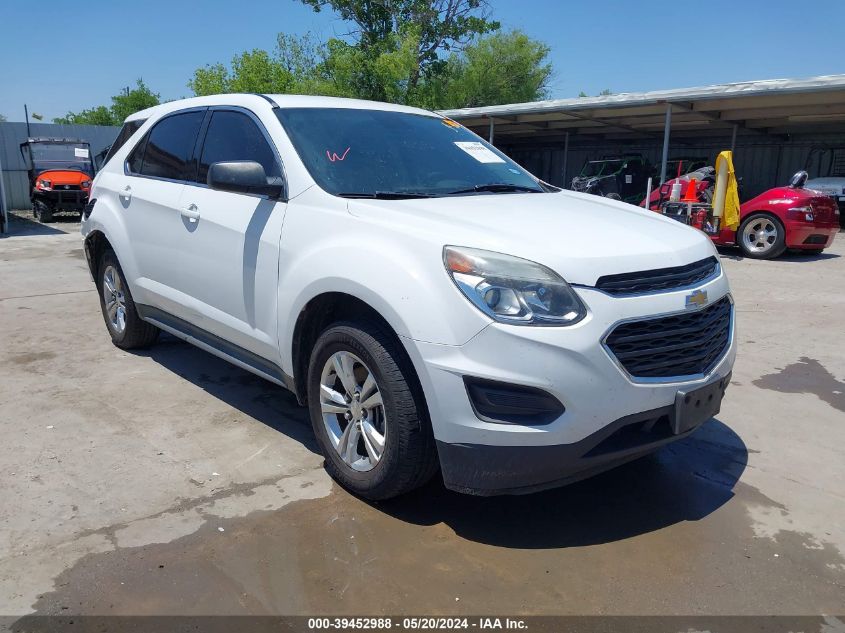 2017 CHEVROLET EQUINOX LS - 2GNALBEK9H1551861