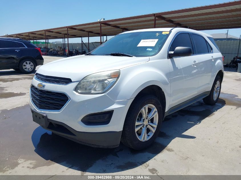 2017 Chevrolet Equinox Ls VIN: 2GNALBEK9H1551861 Lot: 39452988