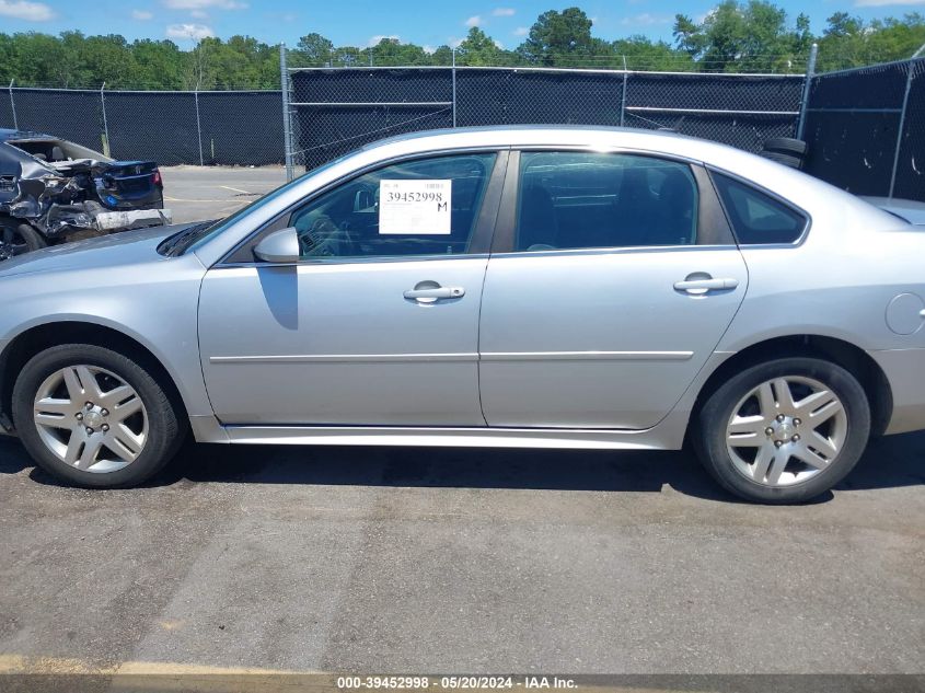 2013 Chevrolet Impala Lt VIN: 2G1WG5E33D1155750 Lot: 39452998