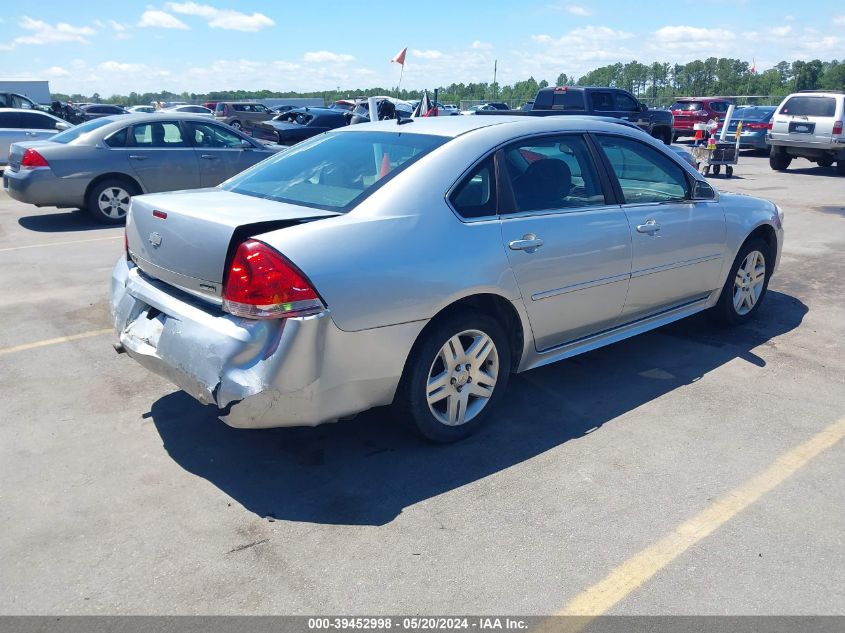 2013 Chevrolet Impala Lt VIN: 2G1WG5E33D1155750 Lot: 39452998