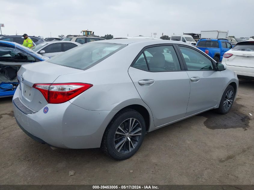 2016 Toyota Corolla Le Plus VIN: 5YFBURHE2GP515857 Lot: 39453005