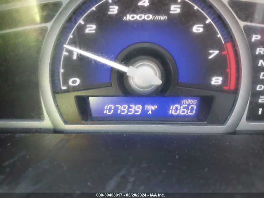 2009 Honda Civic Lx VIN: 2HGFG12609H520819 Lot: 39453017