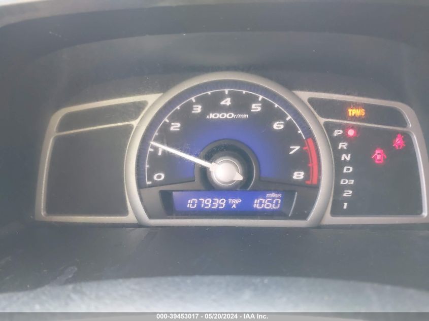 2009 Honda Civic Lx VIN: 2HGFG12609H520819 Lot: 39453017