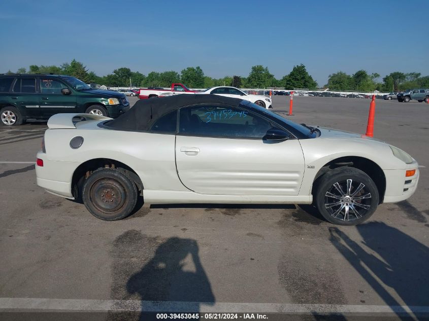 2004 Mitsubishi Eclipse Spyder Gt VIN: 4A3AE55H54E072318 Lot: 39453045