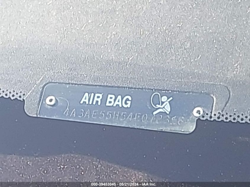 2004 Mitsubishi Eclipse Spyder Gt VIN: 4A3AE55H54E072318 Lot: 39453045