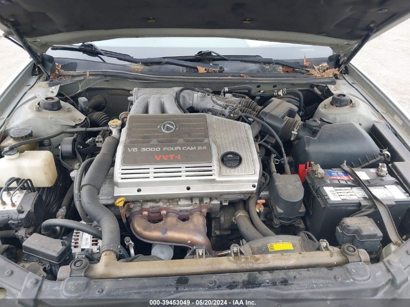 2001 Lexus Es 300 VIN: JT8BF28G010325431 Lot: 39453049