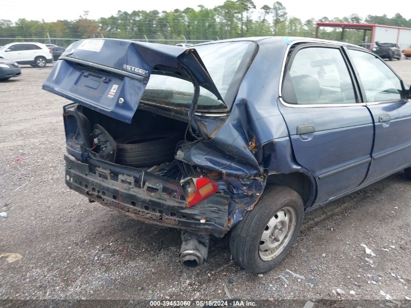 1998 Suzuki Esteem Gl/Glx VIN: JS2GB31S5W5140072 Lot: 39453060