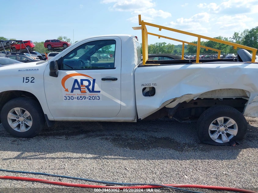 2022 CHEVROLET SILVERADO 1500 LTD 2WD REGULAR CAB LONG BED WT - 3GCNWAED6NG156293