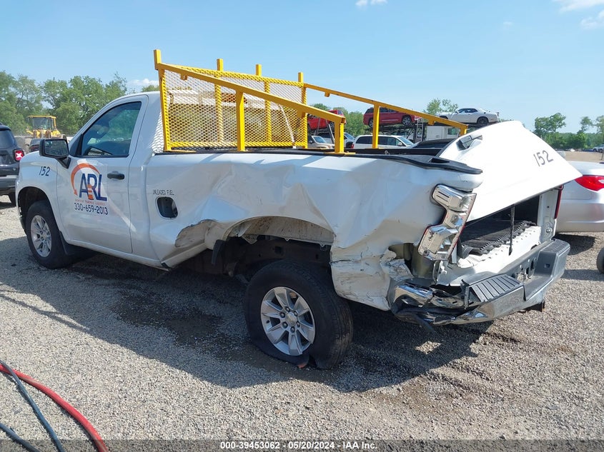 2022 CHEVROLET SILVERADO 1500 LTD 2WD REGULAR CAB LONG BED WT - 3GCNWAED6NG156293