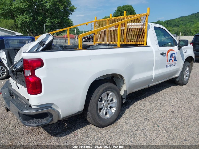 2022 CHEVROLET SILVERADO 1500 LTD 2WD REGULAR CAB LONG BED WT - 3GCNWAED6NG156293