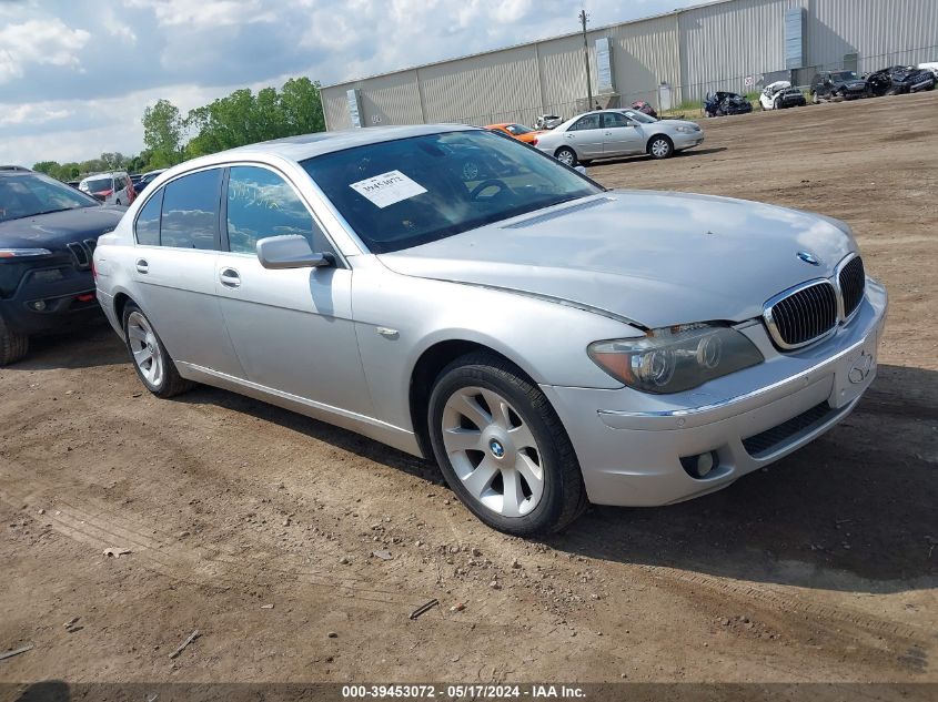 2006 BMW 750Li VIN: WBAHN83566DT30234 Lot: 39453072