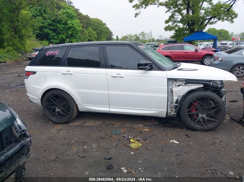 2015 Land Rover Range Rover Sport 5.0L V8 Supercharged Autobiography VIN: SALWV2TF4FA628596 Lot: 39453094