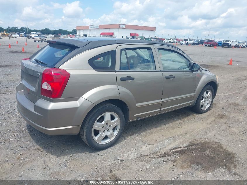 2007 Dodge Caliber Sxt VIN: 1B3HB48B97D249038 Lot: 39453098