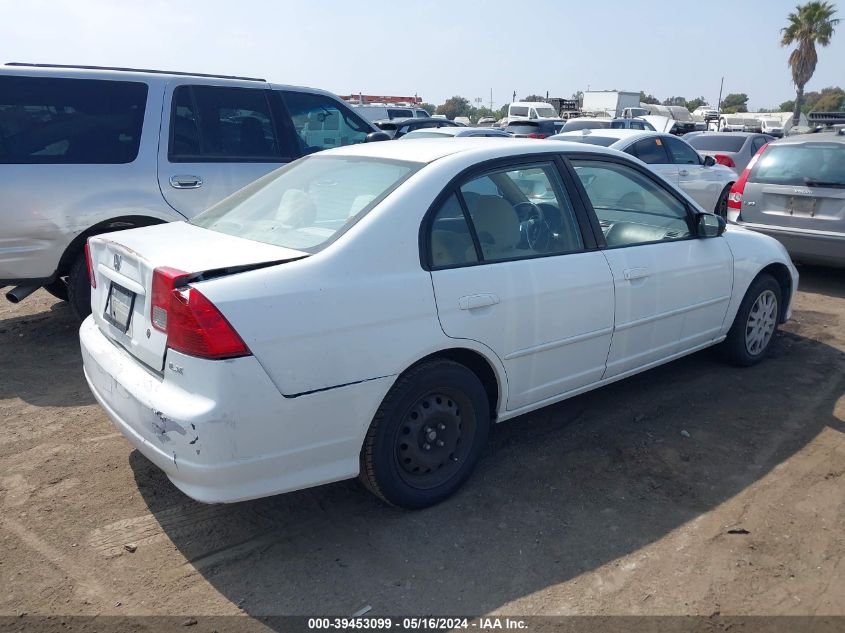 2004 Honda Civic Lx VIN: 2HGES16564H514950 Lot: 39453099