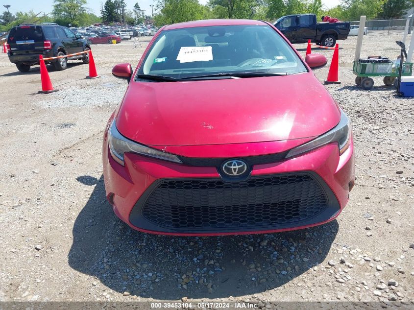 2021 Toyota Corolla Le VIN: 5YFEPMAE2MP256316 Lot: 39453104