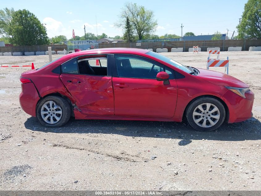 2021 Toyota Corolla Le VIN: 5YFEPMAE2MP256316 Lot: 39453104