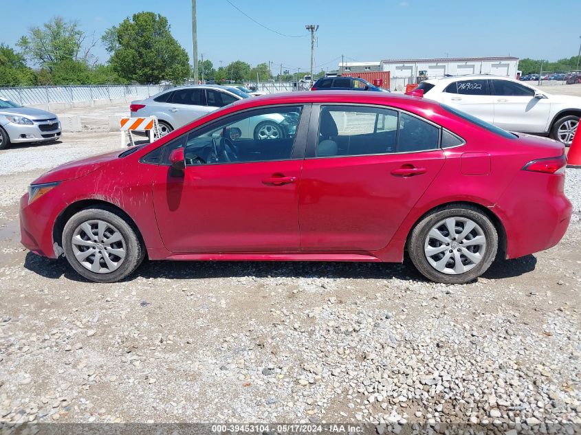 2021 Toyota Corolla Le VIN: 5YFEPMAE2MP256316 Lot: 39453104