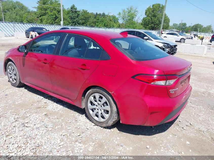 2021 Toyota Corolla Le VIN: 5YFEPMAE2MP256316 Lot: 39453104