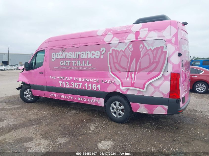 2020 Mercedes-Benz Sprinter 2500 High Roof V6 VIN: W1Z4EGHY6LT026568 Lot: 39453107