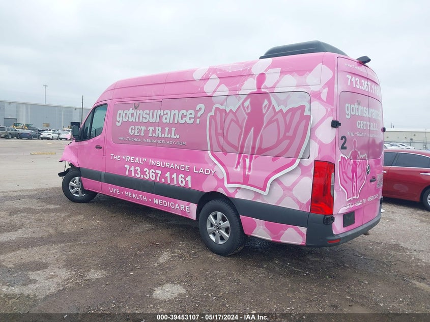 2020 Mercedes-Benz Sprinter 2500 High Roof V6 VIN: W1Z4EGHY6LT026568 Lot: 39453107