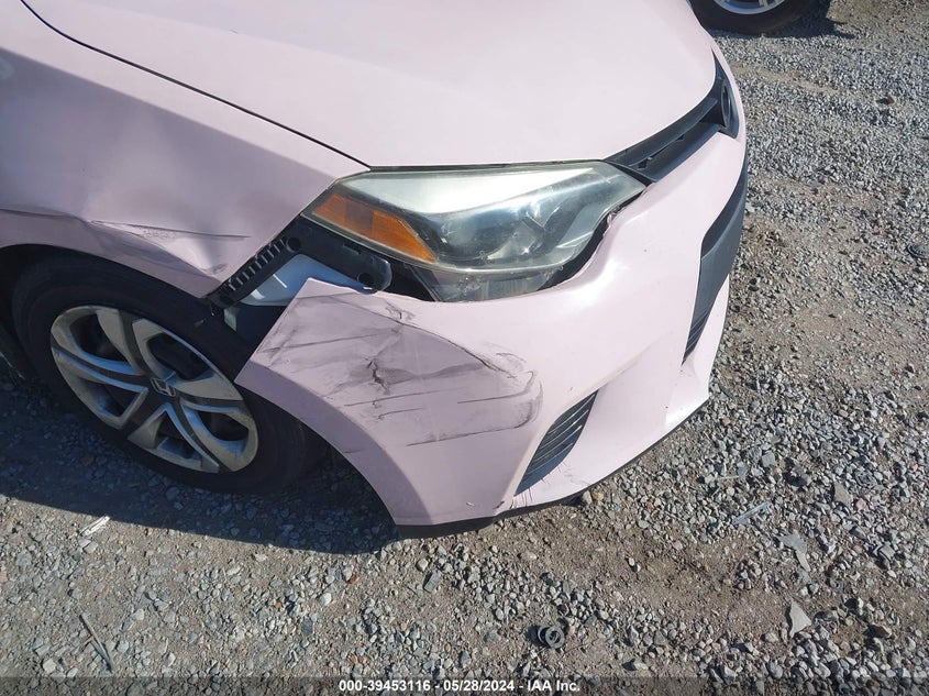 2015 Toyota Corolla Le VIN: 5YFBURHE8FP260419 Lot: 39453116