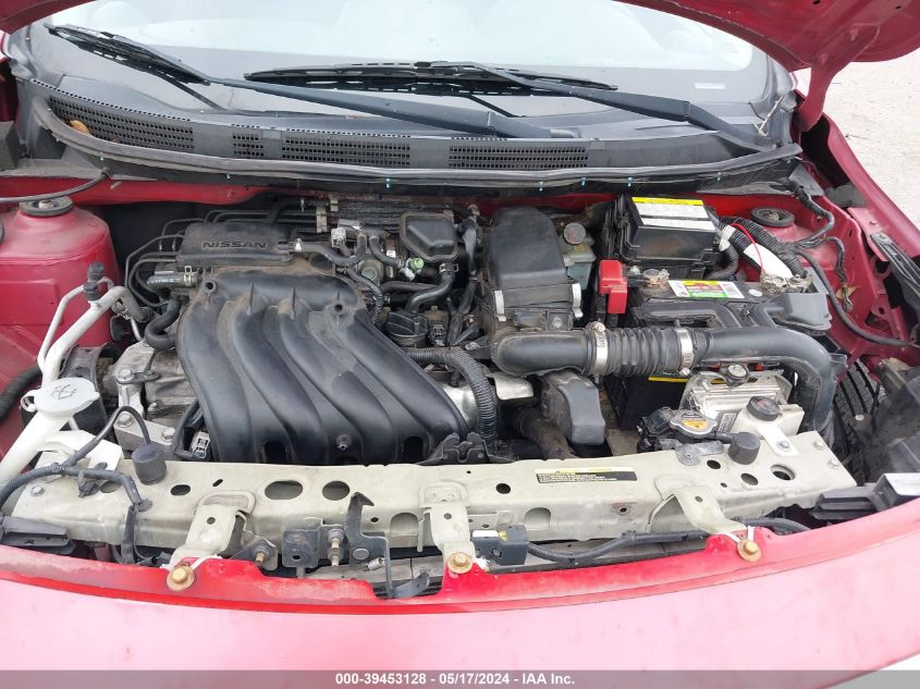 2015 Nissan Versa 1.6 S/1.6 S+/1.6 Sl/1.6 Sv VIN: 3N1CN7AP0FL839308 Lot: 39453128