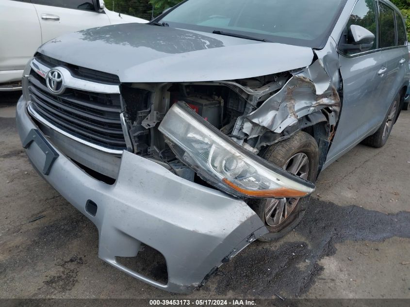2016 Toyota Highlander Le Plus V6 VIN: 5TDBKRFH6GS284892 Lot: 39453173