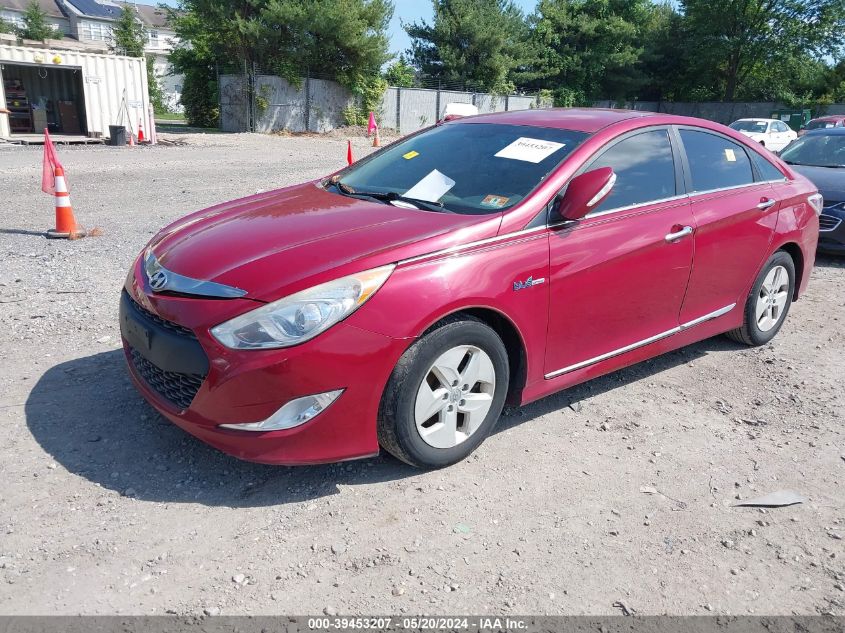 2012 Hyundai Sonata Hybrid VIN: KMHEC4A49CA042683 Lot: 39453207