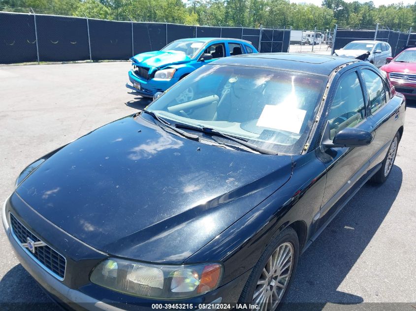 2004 Volvo S60 2.5T VIN: YV1RS59V642362481 Lot: 39453215