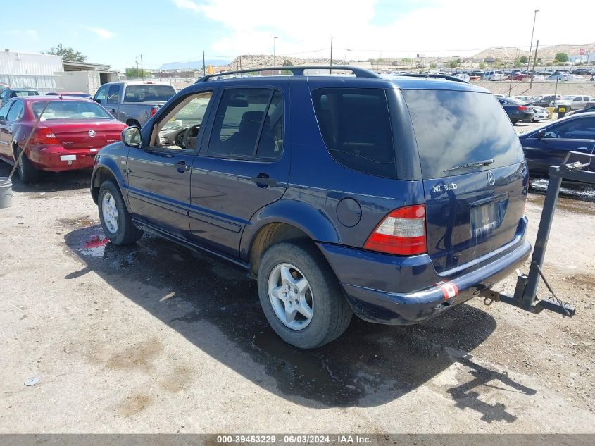 2000 Mercedes-Benz Ml 320 VIN: 4JGAB54E1YA201554 Lot: 39453229